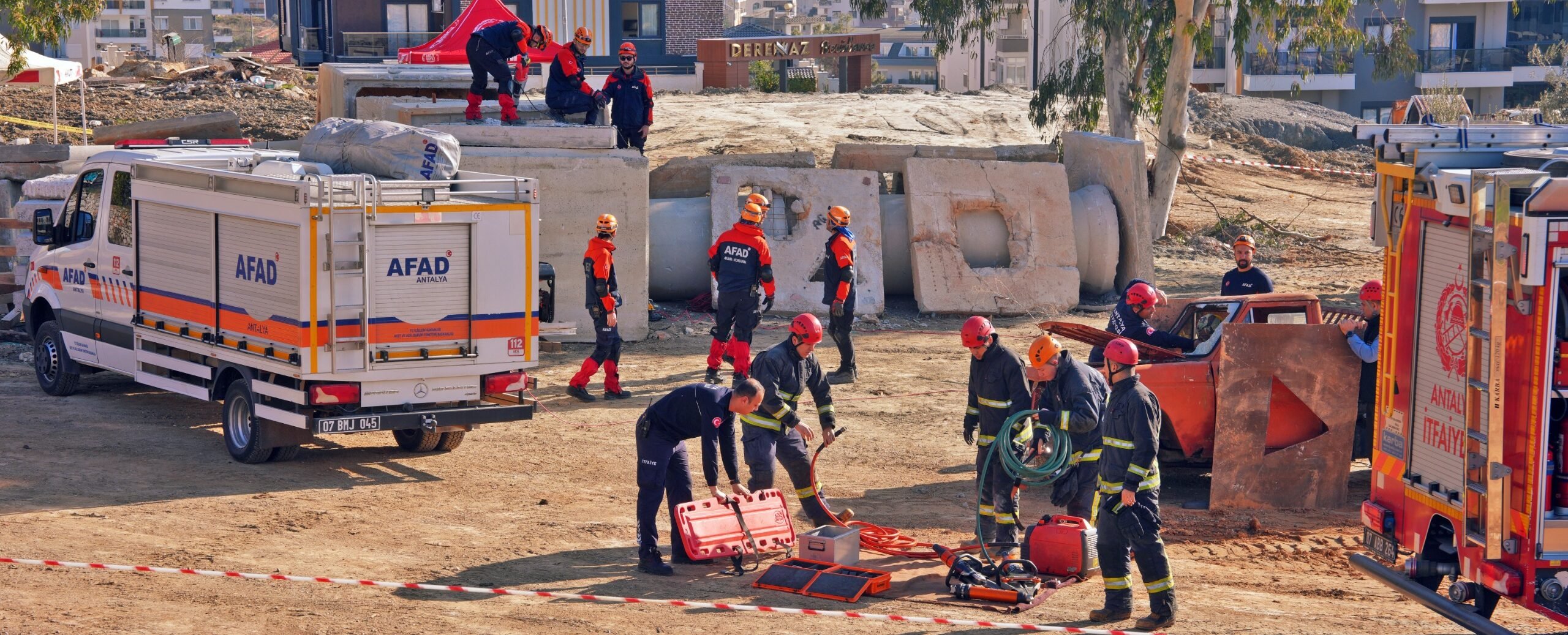 Alanya Belediyesi’nden Deprem Farkındalık Tatbikatı