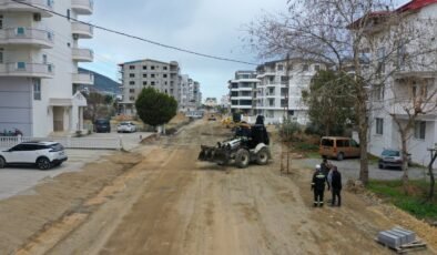 Gazipaşa Belediyesi’nden Altyapı ve Parke Yol Çalışması