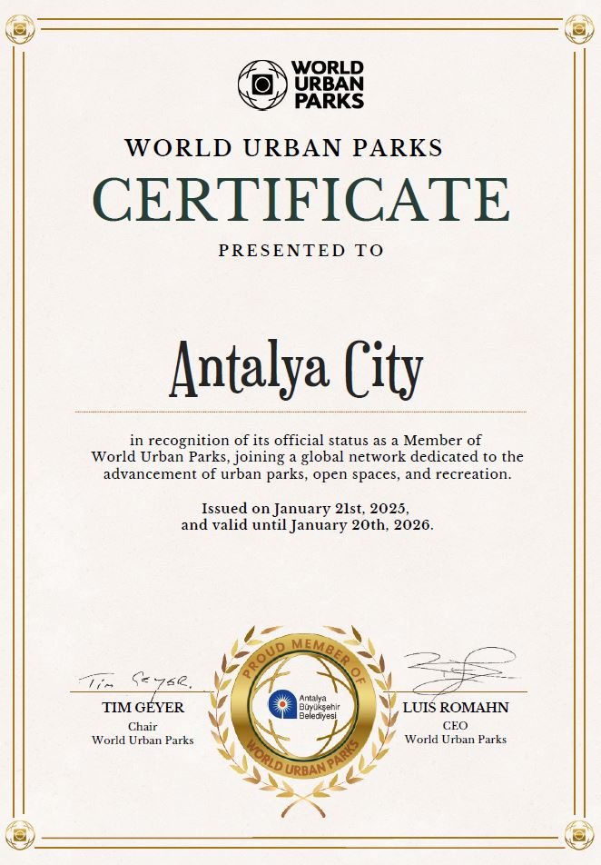 Antalya Buyuksehir Belediyesi World Urban Parksa uye oldu 2 - Mega TV