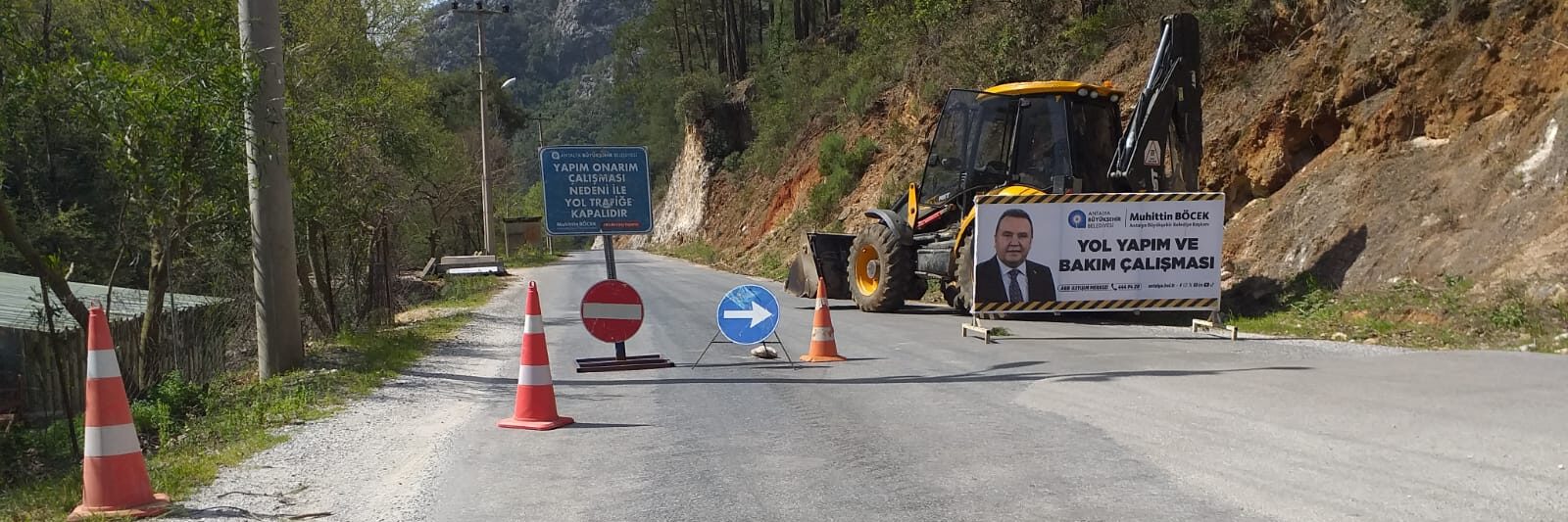 Kadıpınarı Yolu Genişletme Çalışmaları Başladı