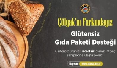 Alanya Belediyesi’nden Çölyak Hastalarına Destek