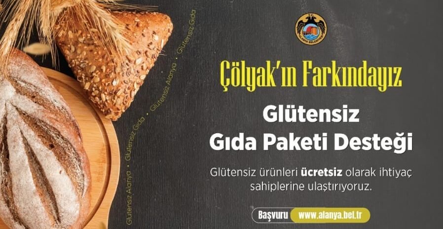 Alanya Belediyesi’nden Çölyak Hastalarına Destek