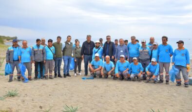 ALANYA’DA SAHİL TEMİZLİĞİ