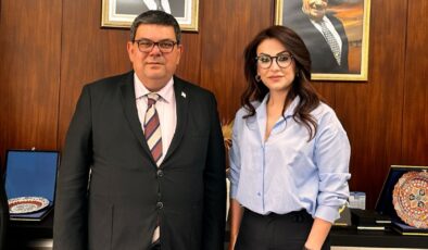 Çetiner’den KKTC Maliye Bakanı Berova’ya Ziyaret