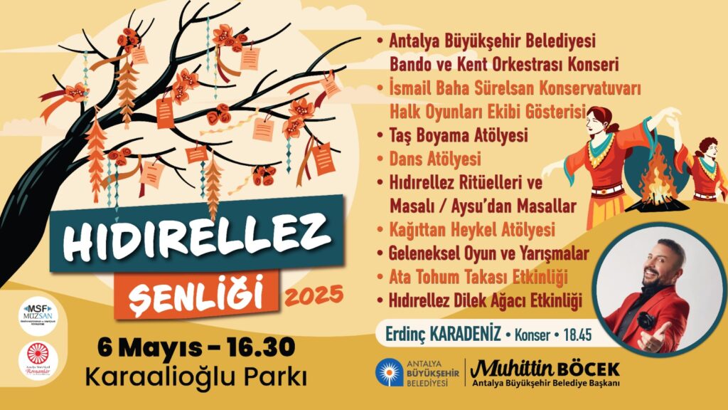 Antalya Büyükşehir Belediyesi Baharın Gelişini Hıdırellez Şenliği ile Kutlayacak - Mega TV WhatsApp Image 2025 05 05 at 12.37.00 1 2 - Mega TV