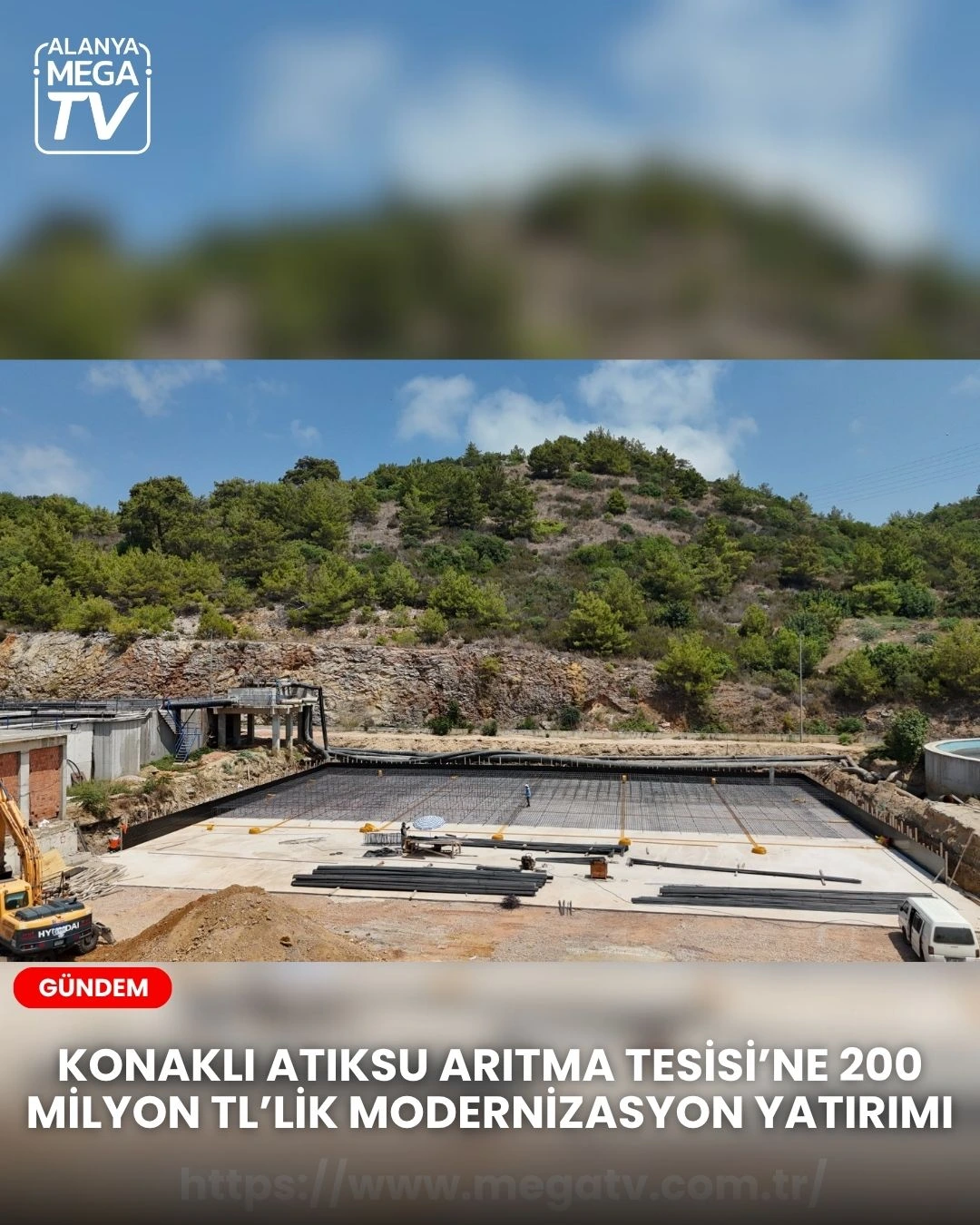 KONAKLI ATIKSU ARITMA TESİSİ’NE 200 MİLYON TL’LİK MODERNİZASYON YATIRIMI