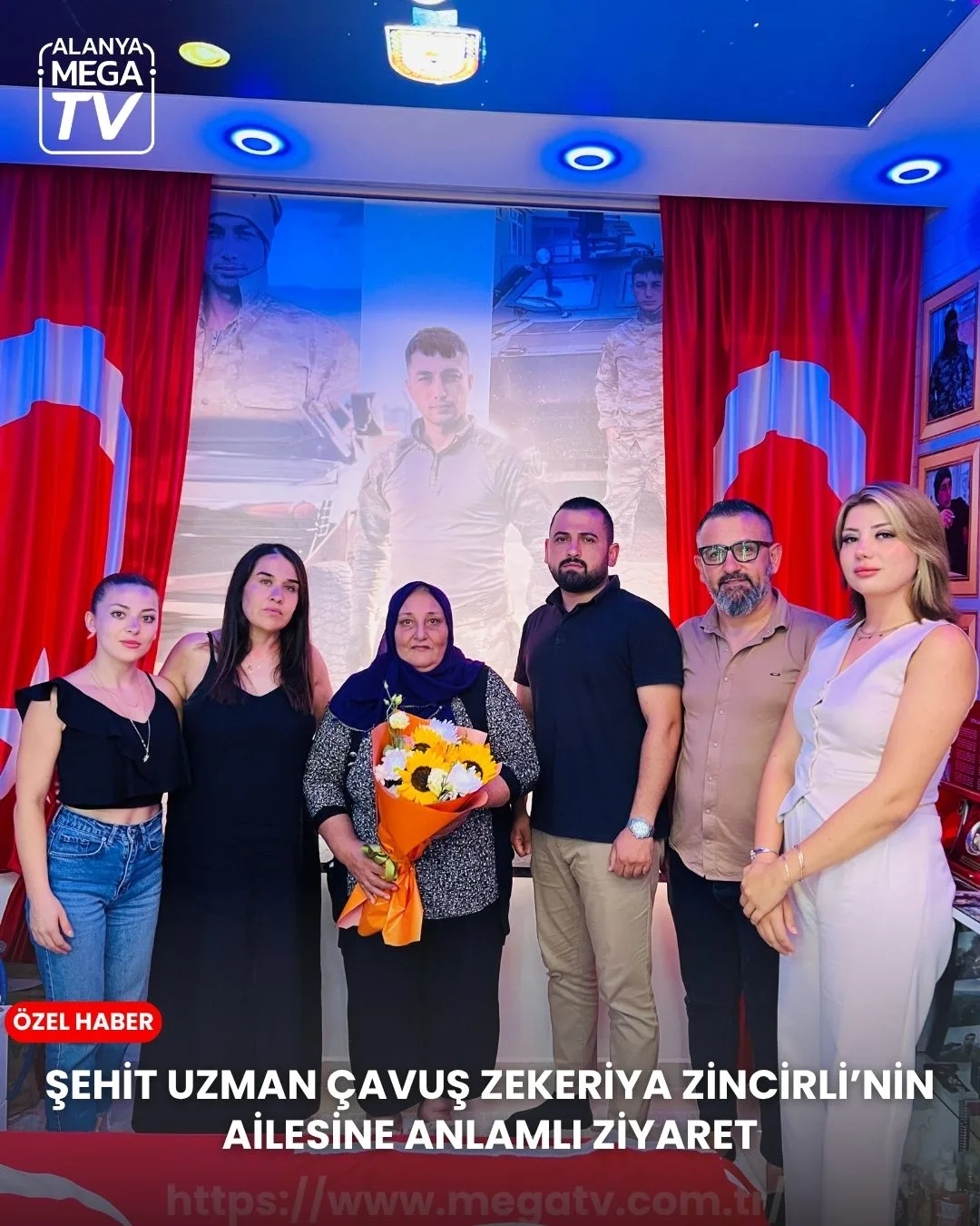 Şehit Uzman Çavuş Zekeriya Zincirli’nin Ailesine Anlamlı Ziyaret