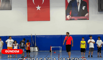 Gazipaşa’da Yaz Spor Okulları Coşkusu Sürüyor