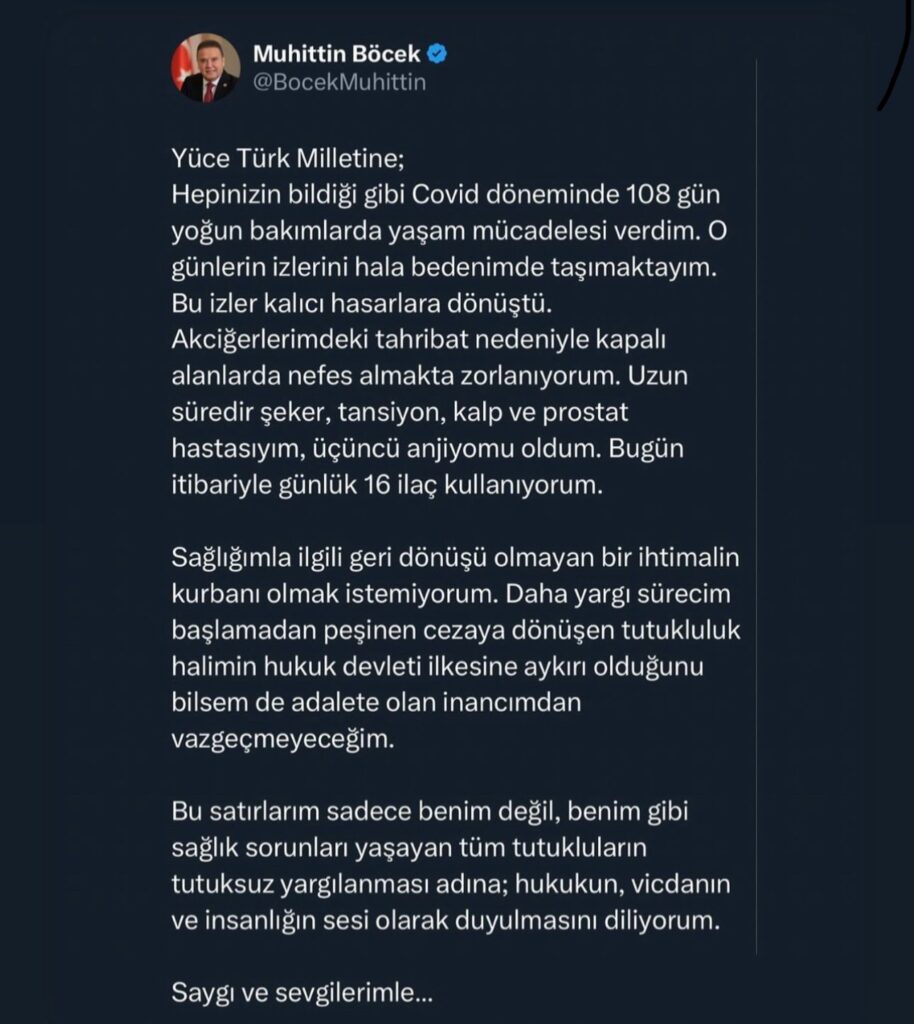 Sağlık Sorunlarıyla Mücadele Eden Tutukludan Çağrı - Mega TV WhatsApp Image 2025 08 20 at 16.27.10 - Mega TV