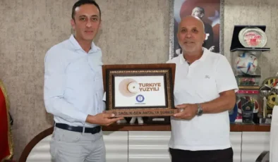 SAĞLIK-SEN’DEN ALANYASPOR’A MORAL ZİYARETİ