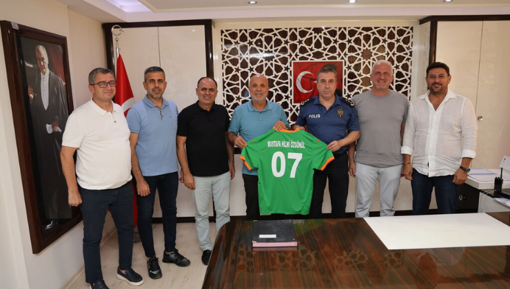 Alanyaspor’dan Emniyet Müdürü Mustafa Hilmi Özgönül’e Hayırlı Olsun Ziyareti