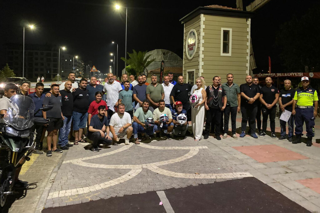 Gazipaşa’da Motosiklet Sürücülerine Güvenli Sürüş Eğitimi - Mega TV ALKU VE PAYDASLARINDAN GAZIPASADA GUVENLI YOL DERSI 1 - Mega TV