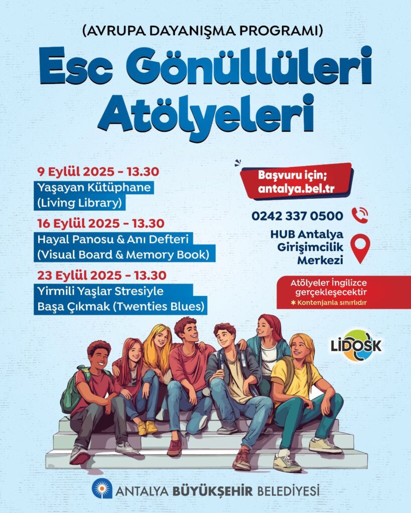 ESC Gönüllüleri Atölyeleri İçin Başvurular Başladı - Mega TV ESC Gonulluleri Atolyeleri ne basvurular basladi - Mega TV