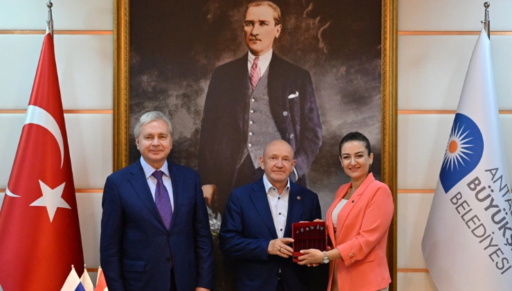 Moskova Heyetinden Antalya’ya İş Birliği Ziyareti