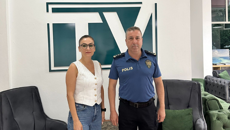 Alanya İlçe Emniyet Müdürü’nden Mega TV’ye Ziyaret