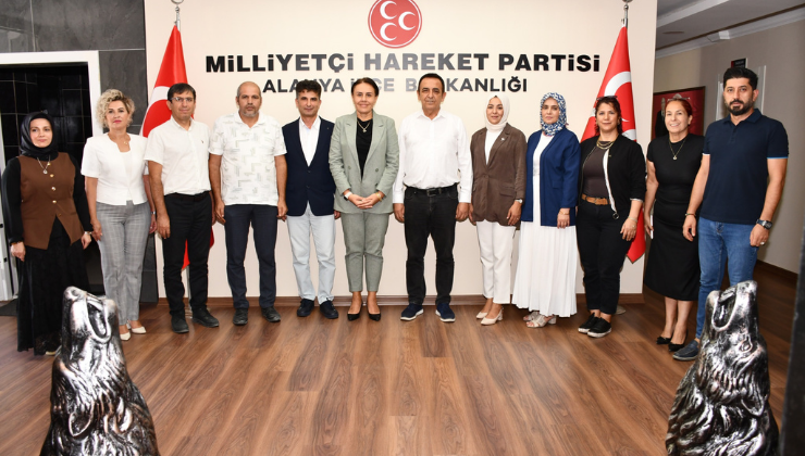 Alanya Eğitim ve Araştırma Hastanesi Yönetiminden MHP İlçe Teşkilatına Ziyaret - Mega TV web sitesi sablon 740420 14 1 - Mega TV