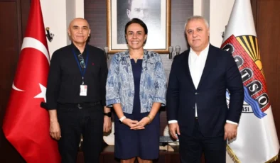 Prof. Dr. Banu Karakuş Yılmaz’dan  ALTSO Başkanı Eray Erdem’e iade-i ziyaret