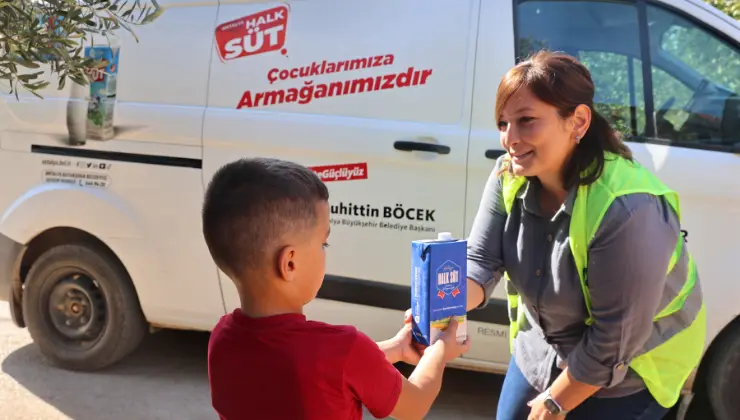 Minikler Halk Süt ile Sağlıklı Büyüyor: 525 Bin Litre Süt Dağıtıldı