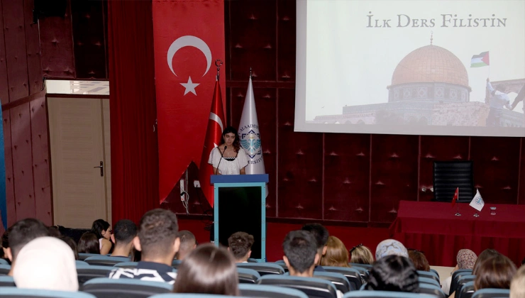 ALKÜ’de İlk Ders Filistin: “Artık Yeter” Çağrısı