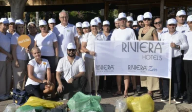Kleopatra Sahili’nde El Ele Temizlik Hareketi