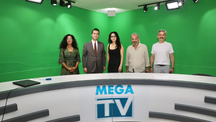 Kaymakam Şakir Öner Öztürk’ten Mega TV’ye Ziyaret