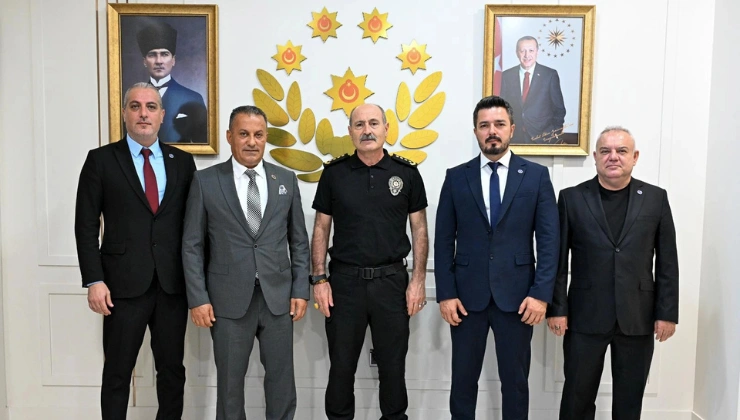EMŞAV Heyetinden İl Emniyet Müdürü Zaimoğlu’na Ziyaret - Mega TV megatv.com .tr 740420 1 10 - Mega TV