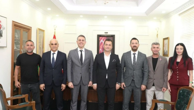 Federasyon Başkanı Tanrıkulu’ndan Alanya Kaymakamı Öztürk’e Ziyaret