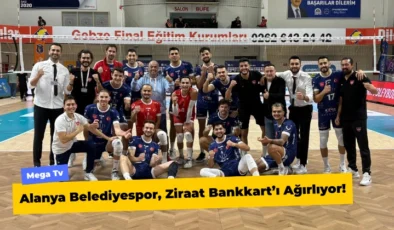 Alanya Belediyespor, Ziraat Bankkart’ı Ağırlıyor!