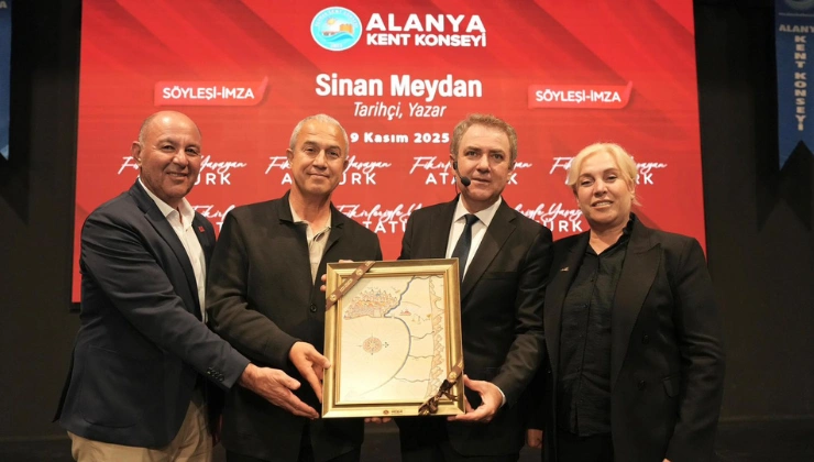 Alanya’da Atatürk'ün Aydınlık Fikirleri Salonu Doldurdu - Mega TV megatv.com .tr 740420 69 - Mega TV