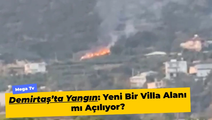 Demirtaş’ta Yangın: Yeni Bir Villa Alanı mı Açılıyor?