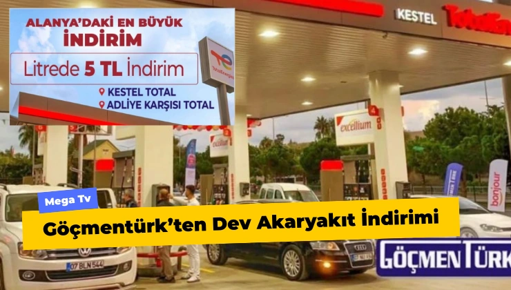Göçmentürk’ten Dev Akaryakıt İndirimi