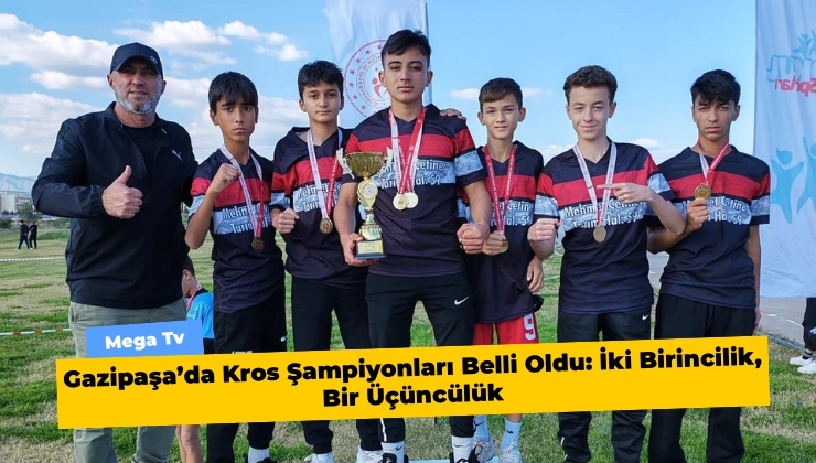 Gazipaşa’da Kros Şampiyonları Belli Oldu: İki Birincilik, Bir Üçüncülük