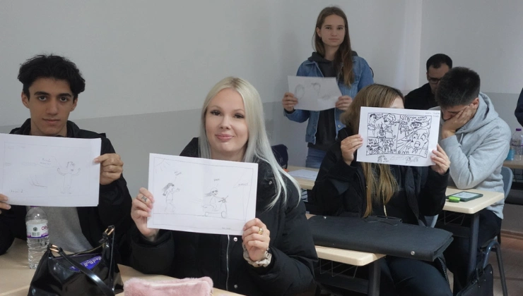 Alanya Üniversitesi’nde Karikatür Atölyesine Gençlerden Yoğun Katılım - Mega TV Alanya Mega Tv 66 - Mega TV