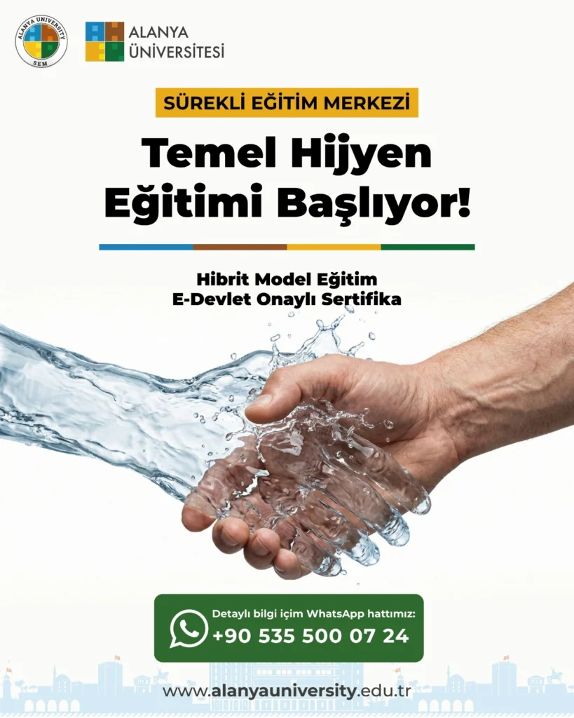 Alanya Üniversitesi’nden Toplum Sağlığı Hamlesi: Temel Hijyen Eğitimi Başlıyor - Mega TV alanya universitesi 1 - Mega TV