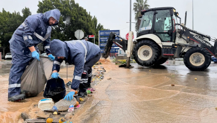 Antalya Büyükşehir'den Alanya’da Heyelanla Kapanan Yollara Müdahele - Mega TV Alanya Mega Tv 13 3 - Mega TV