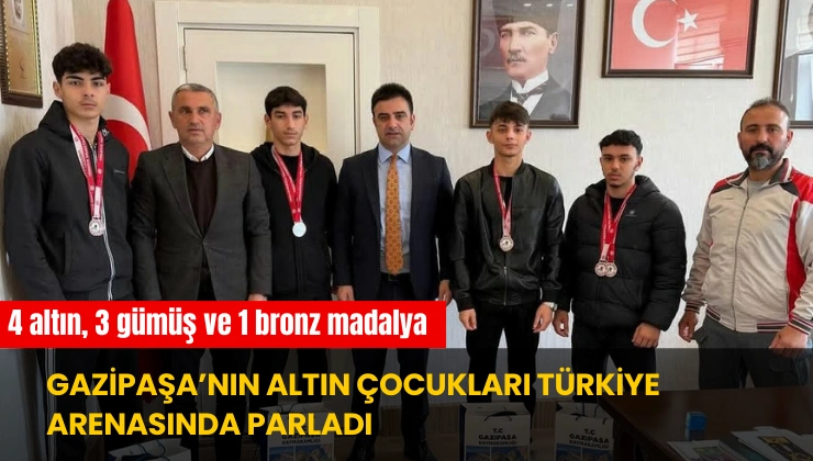 Gazipaşa’nın Altın Çocukları Türkiye Arenasında Parladı - Mega TV Alanya Mega Tv 22 1 - Mega TV