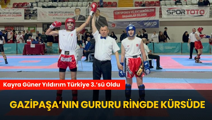 Gazipaşa’nın Gururu Ringde Kürsüde: Kayra Güner Yıldırım Türkiye 3.’sü Oldu - Mega TV Alanya Mega Tv 34 3 - Mega TV
