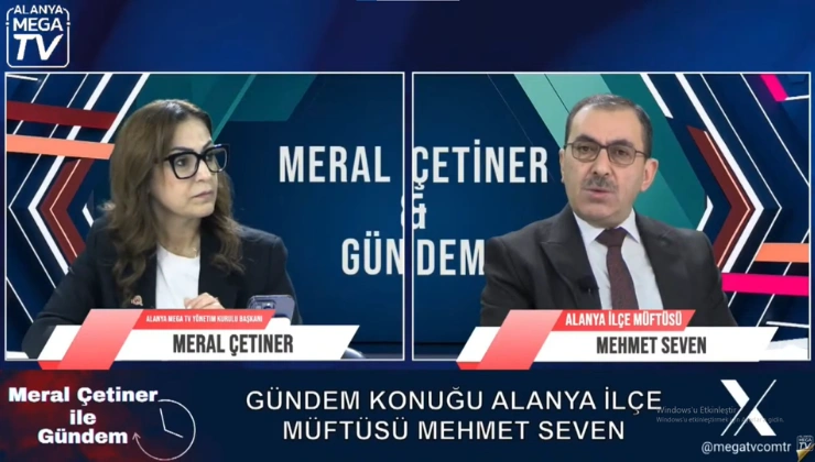 ''Gündem'' Programının Konuğu Alanya İlçe Müftüsü Mehmet Seven oldu - Mega TV Alanya Mega Tv 49 5 - Mega TV