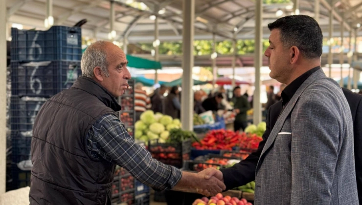 Alanya Pazarcılar Odası Başkanı Hüseyin Gök Esnafla Buluştu - Mega TV Alanya Mega Tv 6 - Mega TV