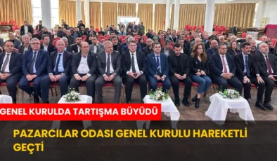 Alanya Pazarcılar Odası Genel Kurulu Hareketli Geçti, Genel Kurulda Tartışma Büyüdü