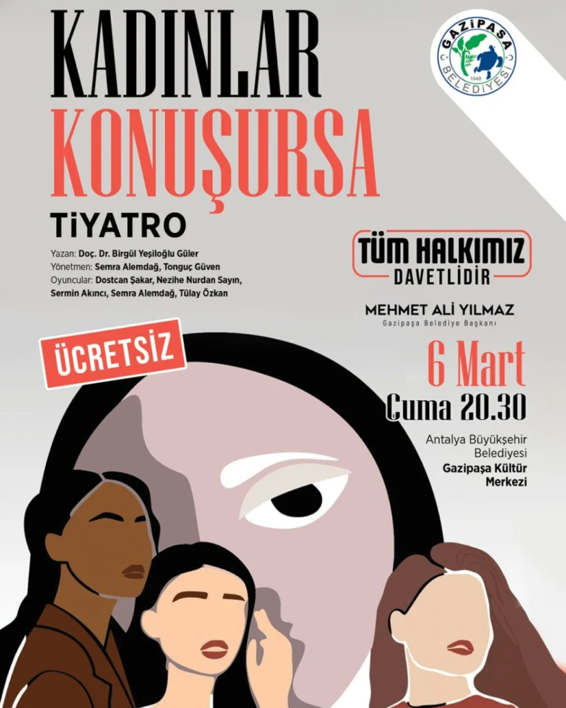 Gazipaşa’da 8 Mart Öncesi Anlamlı Gece: “Kadınlar Konuşursa” Perdesini Açıyor - Mega TV Instagram post 14 4 - Mega TV