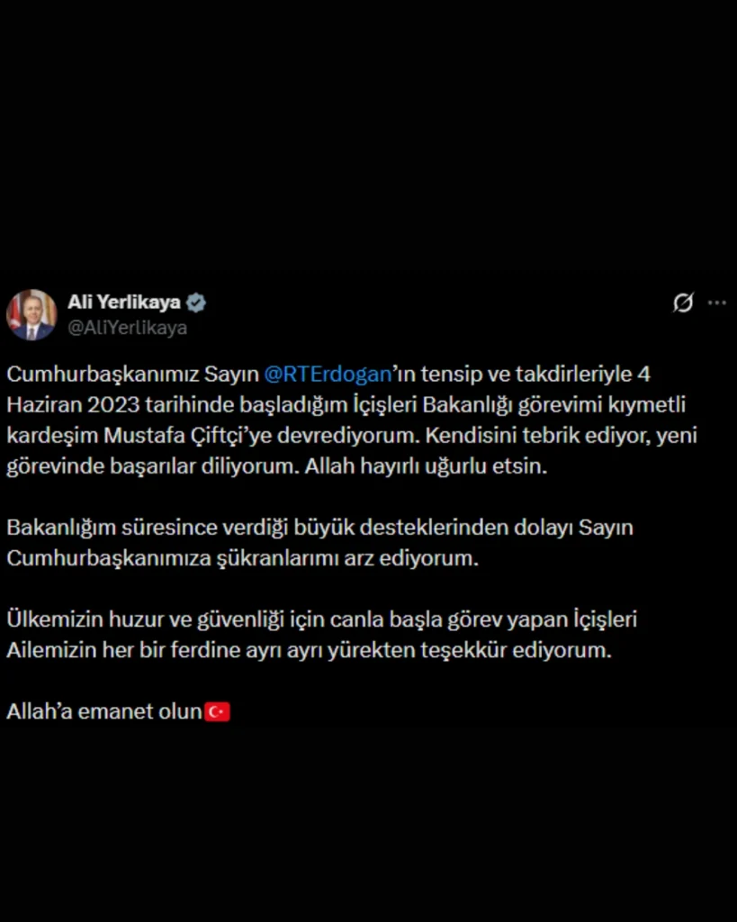 yeni icisleri bakani 1 2 - Mega TV