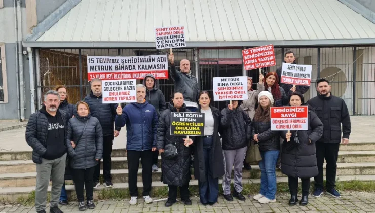 Kaderine Terk Edilen, Şehit Okulu İçin Acil Çözüm Çağrısı… (GÖRÜNTÜLÜ HABER)