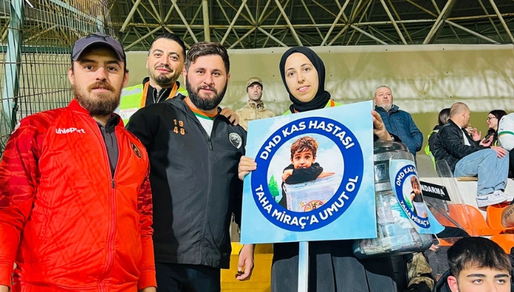 Alanya Sevdalıları Derneği, Taha Miraç İçin Stadyumda Seferber Oldu - Mega TV Alanya haber 15 - Mega TV