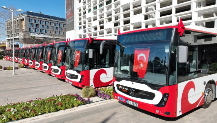 Antalya Büyükşehir Belediyesi Toplu Taşıma Filosuna 19 Yeni Otobüs Kattı - Mega TV Alanya haber 31 1 - Mega TV