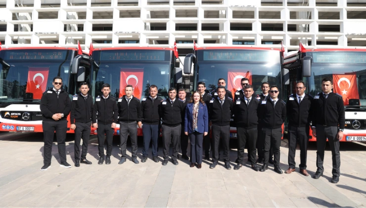 Antalya Büyükşehir Belediyesi Toplu Taşıma Filosuna 19 Yeni Otobüs Kattı - Mega TV Alanya haber 33 1 - Mega TV