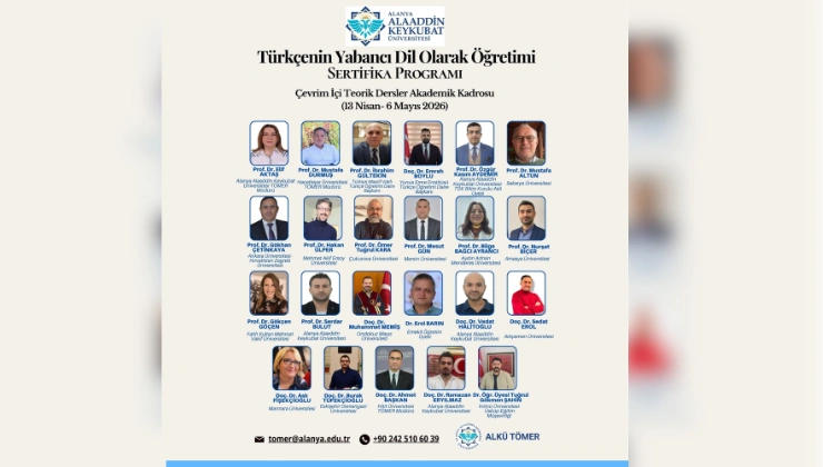 ALKÜ TÖMER’den Yabancılara Türkçe Öğretimi İçin Sertifika Programı - Mega TV Alanya haber 50 1 - Mega TV