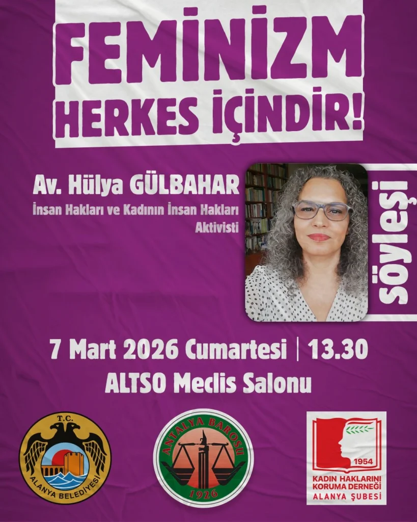 Kadın Haklarını Koruma Derneği Alanya Şubesi’nden 8 Mart Etkinliği - Mega TV alanya 8 mart 1 - Mega TV