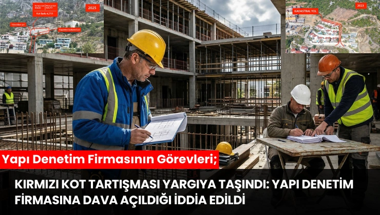 Alanya’da Kırmızı Kot Tartışması Yargıya Taşındı: Yapı Denetim Firmasına Dava Açıldığı İddia Edildi
