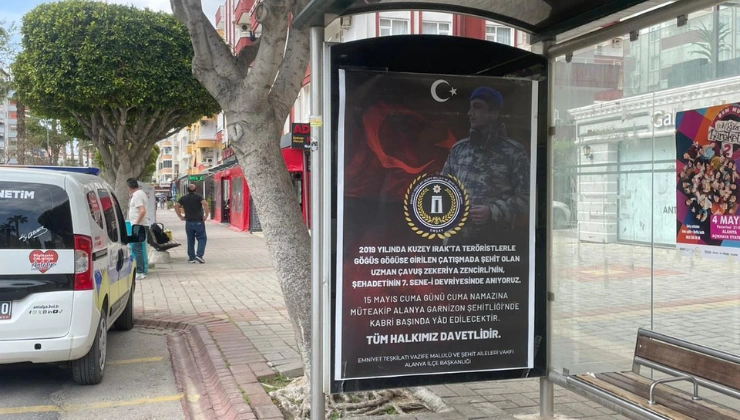 Alanya’da Şehit Zekeriya Zencirli İçin Anma Programı: Tüm Vatandaşlara Davet - Mega TV Alanya haber 26 2 - Mega TV